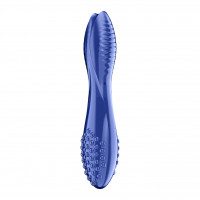 Двосторонній скляний дилдо Satisfyer Dazzling Crystal 2 Blue