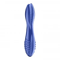 Двосторонній скляний дилдо Satisfyer Dazzling Crystal 2 Blue