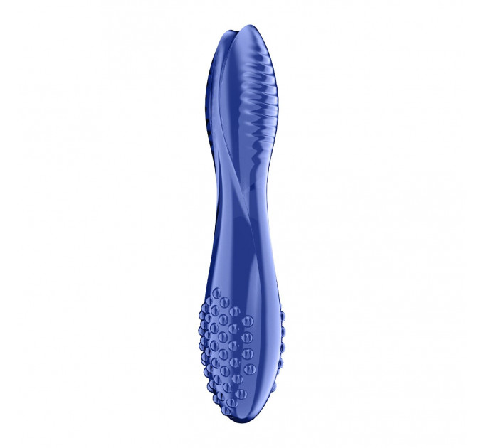 Двосторонній скляний дилдо Satisfyer Dazzling Crystal 2 Blue