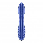Двосторонній скляний дилдо Satisfyer Dazzling Crystal 2 Blue