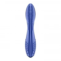 Двосторонній скляний дилдо Satisfyer Dazzling Crystal 2 Blue