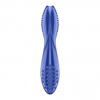 Двосторонній скляний дилдо Satisfyer Dazzling Crystal 2 Blue — Просмотреть изображение 4