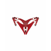 Трусики Obsessive Inferro crotchless thong S/M/L — Переглянути зображення 3