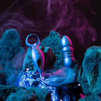 Анальный стимулятор с эрекционным кольцом Hueman Deep Impact, пульсация, массаж промежности — Просмотреть изображение 6