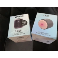 Мастурбатор Loviss Leer Double Sides Masturbation  (м'яте паковання!!!) — Переглянути зображення 2