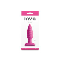 Анальна пробка з вібрацією NS Novelties INYA - Swirl - Pink — Переглянути зображення 3