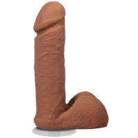 Фалоімітатор Doc Johnson The Realistic Cock ULTRASKYN - 6 Inch with Balls Caramel — Просмотреть изображение 1