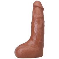 Фалоімітатор, що кінчає Doc Johnson The Realistic Cock ULTRASKYN - Squirting 9,5 Inch Caramel — Переглянути зображення 2