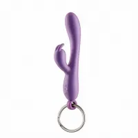 Брелок вібратор-кролик Diverty Sex Purple — Переглянути зображення 1