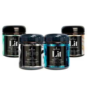 Набір масажних свічок LIT 4 piece Variety Pack Luxury Massage Candles (4 шт по 113 г)
