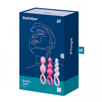 Набір анальних іграшок Satisfyer Plugs colored (set of 3) - Booty Call (м'яте паковання!!!) — Переглянути зображення 4