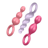 Набір анальних іграшок Satisfyer Plugs colored (set of 3) - Booty Call (м'яте паковання!!!)