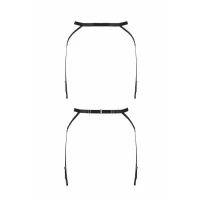 Пояс-стрепи з підв'язками для панчох Passion Exclusive MEGGY GARTER BELT S/M, black — Просмотреть изображение 5