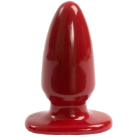 Анальна пробка-втулка Doc Johnson Red Boy - Large 5 Inch, макс. діаметр 5,5 см — Переглянути зображення 1