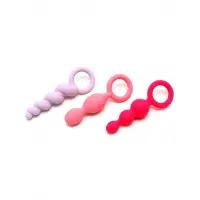 Набір анальних іграшок Satisfyer Plugs (set of 3) - Booty Call, макс. діаметр 3 см — Переглянути зображення 2