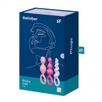 Набір анальних іграшок Satisfyer Plugs (set of 3) - Booty Call, макс. діаметр 3 см — Переглянути зображення 3