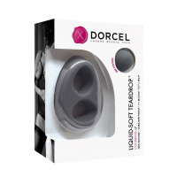 Эрекционное кольцо Dorcel Liquid-Soft Teardrop для члена и мошонки, soft-touch силикон