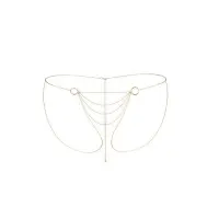 Ланцюжок-трусики Bijoux Indiscrets Magnifique Bikini Chain – Gold, прикраса для тіла — Переглянути зображення 1