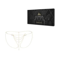 Ланцюжок-трусики Bijoux Indiscrets Magnifique Bikini Chain – Gold, прикраса для тіла — Переглянути зображення 4