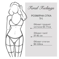 Гартери Feral Feelings - Belt Briefs, трусики, натуральна шкіра, колір чорний — Переглянути зображення 6