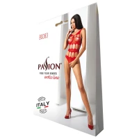 Сексуальний боді з вирізами Passion BS083 red — Просмотреть изображение 5