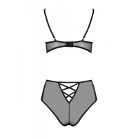 Еротичний комплект з малюнком Passion LOVELIA BIKINI XXL/XXXL, black — Просмотреть изображение 4