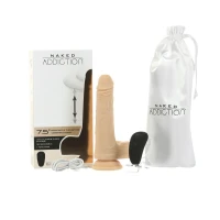 Фалоімітатор з ротацією та пульсацією Naked ADDICTION The Freak 7,5″ Rotating &amp; Thrusting Vibrating — Просмотреть изображение 6