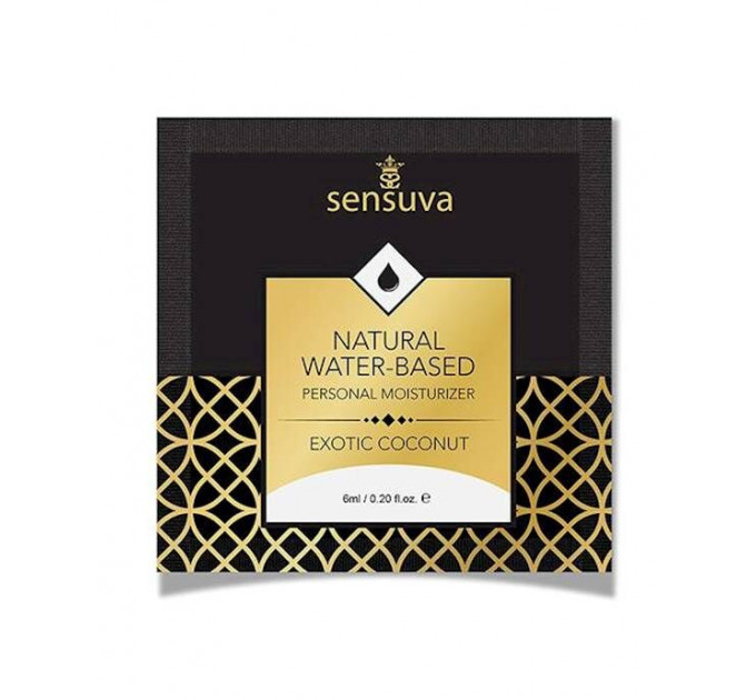 Пробник Sensuva – Natural Water-Based Exotic Coconut (6 мл)