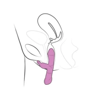 Вібратор-кролик Adrien Lastic Ares 2.0 з петелькою для пальця, що перезаряджається — Переглянути зображення 4
