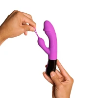 Вібратор-кролик Adrien Lastic Ares 2.0 з петелькою для пальця, що перезаряджається — Переглянути зображення 6