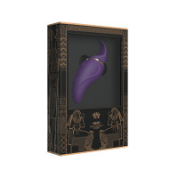 Вибратор 2в1 с язычком Zalo — Hero Twilight Purple, кристалл Swarovski — Просмотреть изображение 9