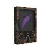 Вібратор 2в1 з язичком Zalo — Hero Twilight Purple, кристал Swarovski — Переглянути зображення 9