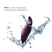 Вібратор 2в1 з язичком Zalo — Hero Twilight Purple, кристал Swarovski — Переглянути зображення 5