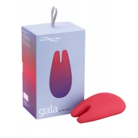 Кліторальний смарт-вібратор Gala by We-Vibe Pink, 2 вібропальчики, 2 мотори, потужні вібрації — Переглянути зображення 16