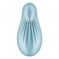 Вибратор Satisfyer Dipping Delight Light Blue, 2 мотора, гибкий кончик