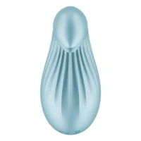 Вібратор Satisfyer Dipping Delight Light Blue, 2 мотори, гнучкий кінчик — Просмотреть изображение 5
