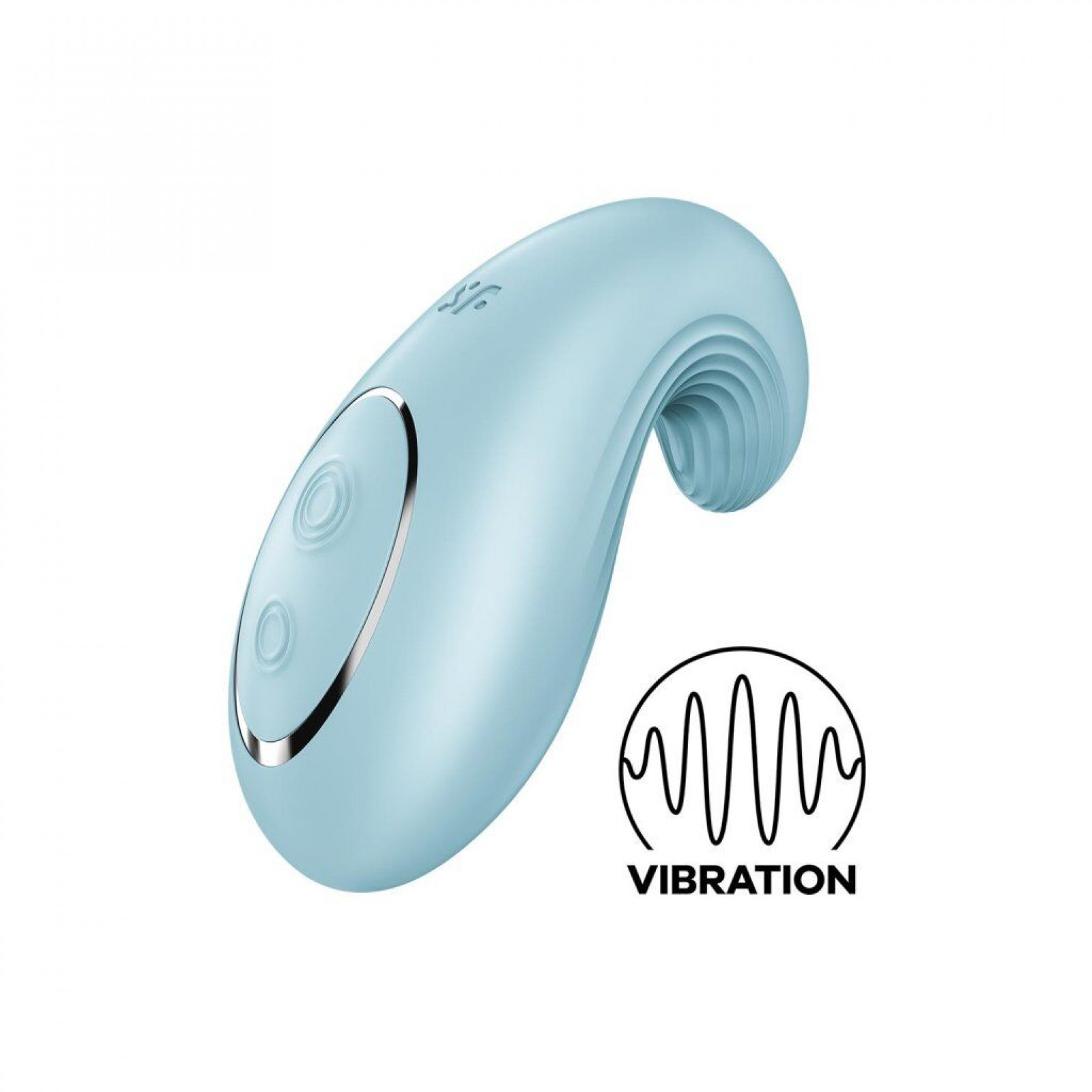 Вибратор Satisfyer Dipping Delight Light Blue, 2 мотора, гибкий кончик