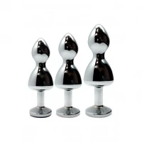 Металева анальна пробка Wooomy Lollypop Double Ball Metal Plug Red S, діам. 2,8 см, довжина 8,5 см — Переглянути зображення 6