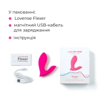 Смарт-вібратор у трусики Lovense Flexer, манливий рух + вібрація, стимуляція клітора та точки G — Переглянути зображення 9