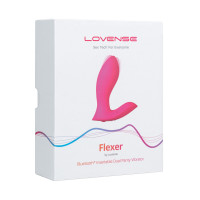 Смарт-вибратор в трусики Lovense Flexer, манящее движение + вибрация, стимуляция клитора и точки G