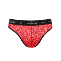 Чоловічі напівпрозорі труси Passion 031 SLIP MIKE L/XL Red, під леопард — Переглянути зображення 5