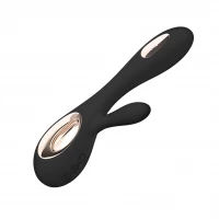 Вібратор-кролик LELO Soraya Wave Black, манливі рухи стовбура — Переглянути зображення 8