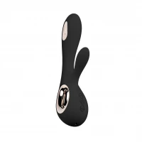 Вібратор-кролик LELO Soraya Wave Black, манливі рухи стовбура — Переглянути зображення 6
