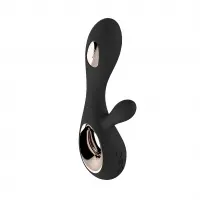 Вібратор-кролик LELO Soraya Wave Black, манливі рухи стовбура — Переглянути зображення 2