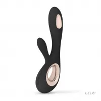 Вібратор-кролик LELO Soraya Wave Black, манливі рухи стовбура — Переглянути зображення 1