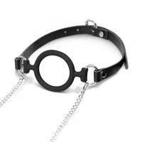 Затискачі з кляпом для сосків  Bedroom Fantasies: Nipple Clamps &amp; Silicone Gag Ring — Переглянути зображення 3