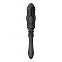 Компактна смарт секс-машина Zalo – Sesh Obsidian Black, 2 насадки, пульт ДК, кристал Swarovski — Переглянути зображення 5