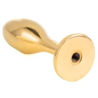 Металева анальна пробка — кролячий хвіст LOCKINK SEVANDA White Bunny-Tail Anal Rose-shape Plug — Переглянути зображення 5