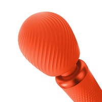 Вібромасажер Fun Factory VIM Vibrating Wand sunrise orange, суперпотужний та легкий, до 6 годин роботи Вібромасажер Fun Factory VIM Vibrating Wand sunrise orange, суперпотужний та легкий, до 6 годин роботи