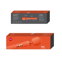 Вібромасажер Fun Factory VIM Vibrating Wand sunrise orange, суперпотужний та легкий, до 6 годин роботи — Просмотреть изображение 16